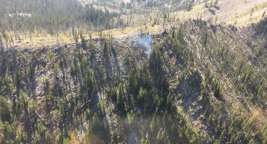 Lightning strikes start several small fires in Bitterroot National Forest